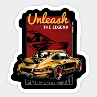 Porsche 911 Sticker